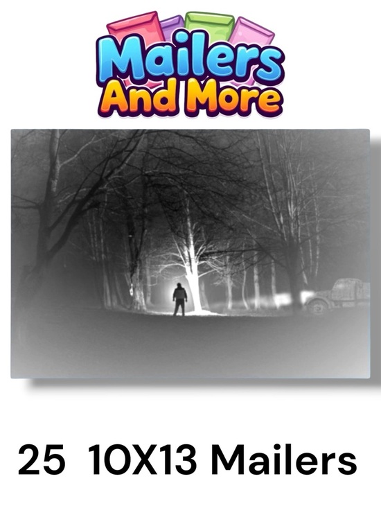 Mailers And More Other - 25 10X13 Midnight Creeps Poly Mailers PRICE FIRM Fall